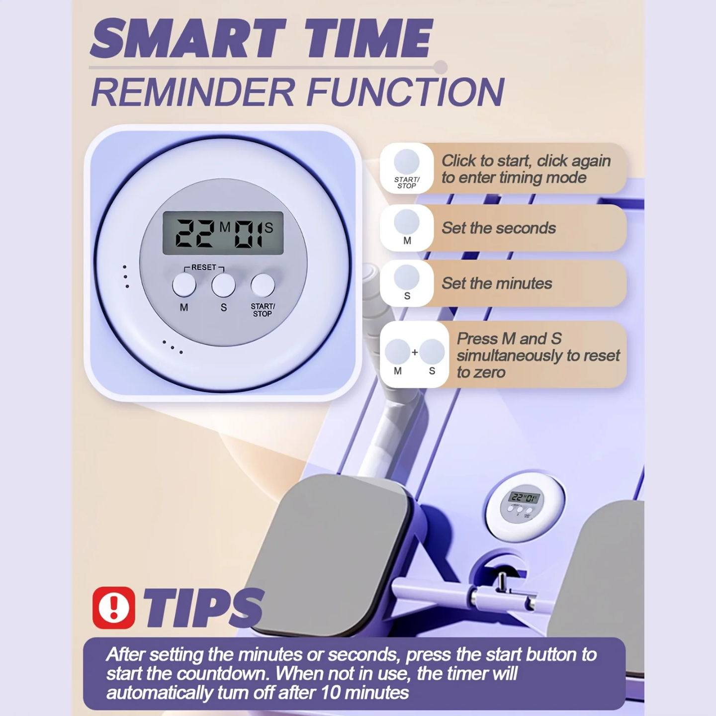 Abdos Pilates 8 en 1 - Portable - Entraîneur Abdos/Core avec Rouleau Auto-Rebond, Bandes de Résistance & Planche Réglable - Fitness Domicile