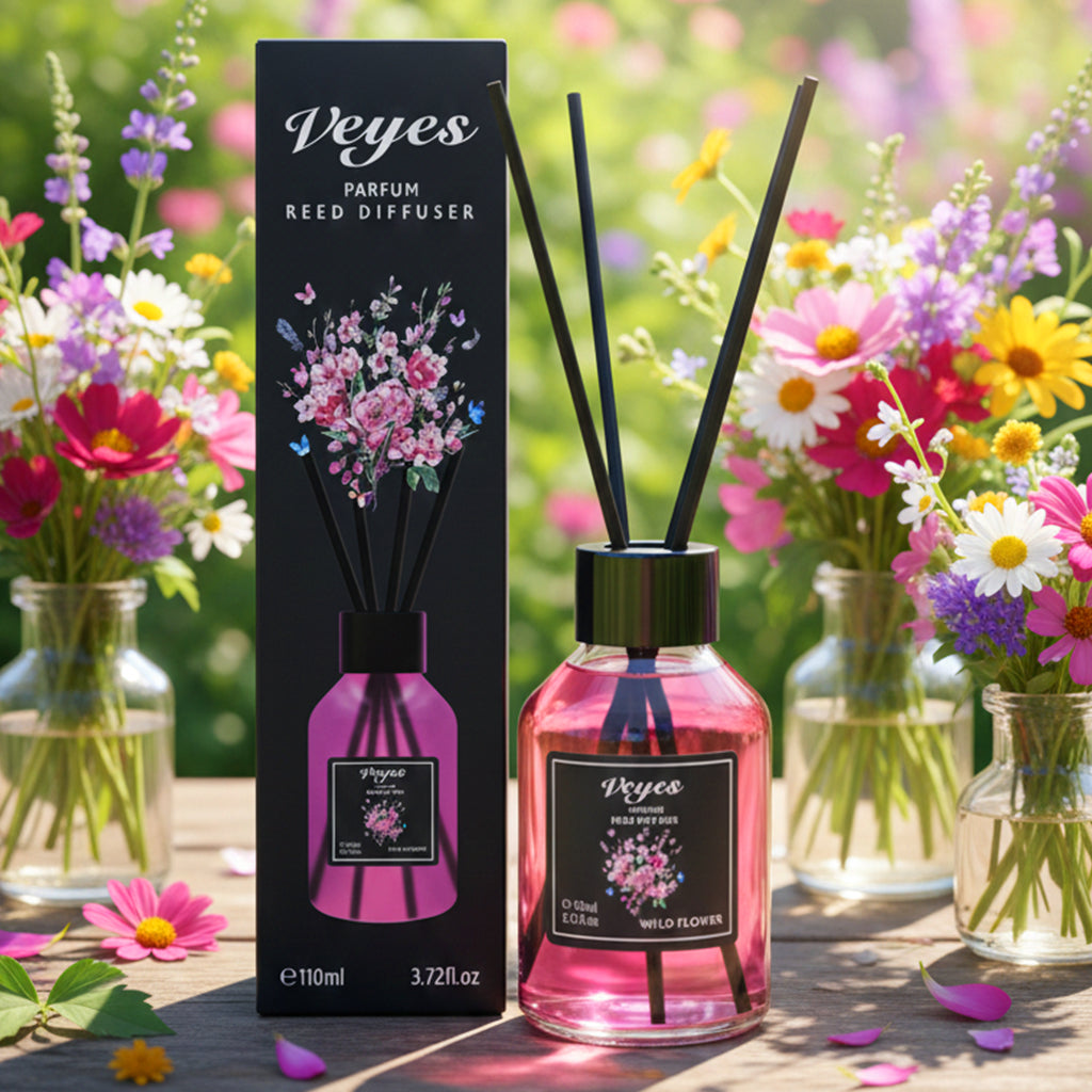 Diffuseur de parfum à Roseaux Veyes 150ml - Multiple saveurs