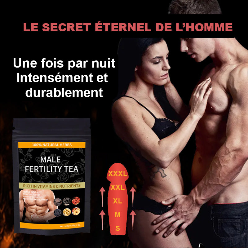 Thé de Fertilité Homme – 100 % Plantes Naturelles, vitalité et confiance masculine