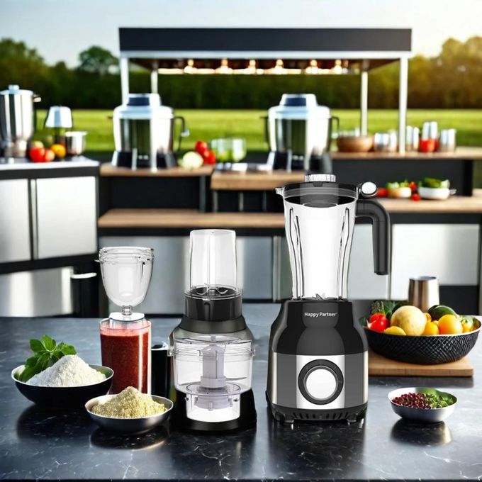 Mixeur 6-en-1 Mixeur multifonctionnel en plastique HAPPY PARTNER