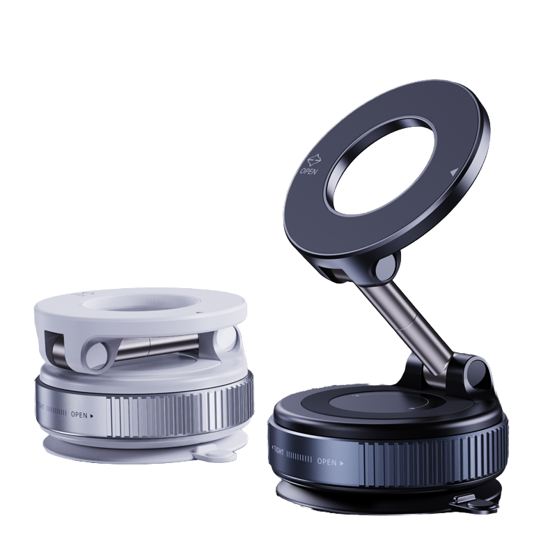 Support de téléphone magnétique à ventouse pour Magsafe, réglable à 360°, format de poche, pliable pour votre voiture, pour tous