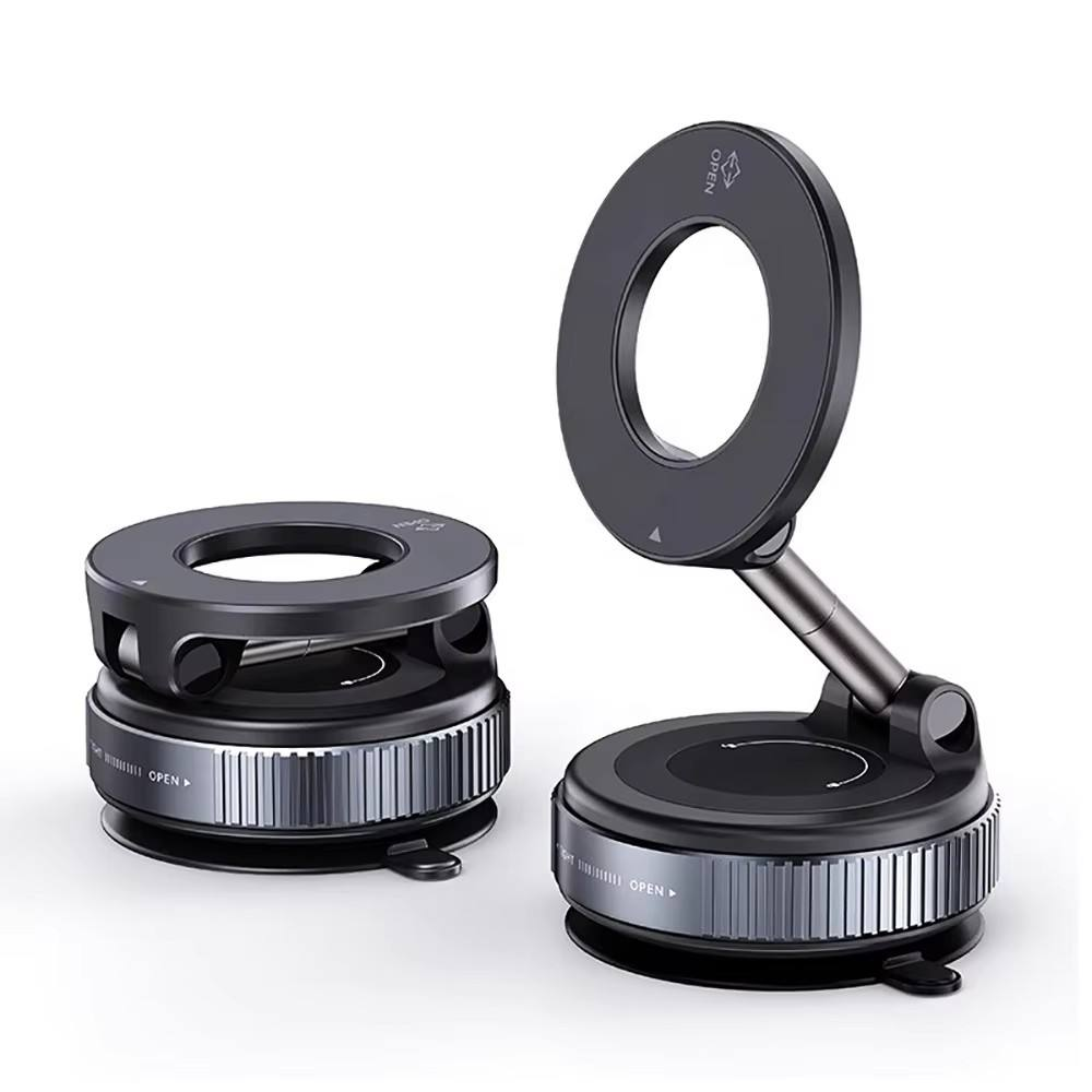 Support de téléphone magnétique à ventouse pour Magsafe, réglable à 360°, format de poche, pliable pour votre voiture, pour tous
